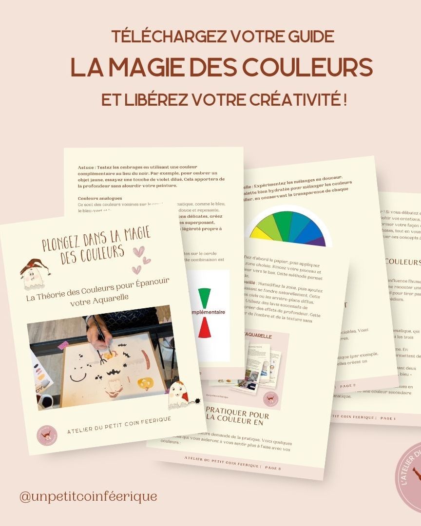 🎨 Plongez dans la magie des couleurs ! 🌟

Les couleurs ne sont pas qu'un simple choix esthétique, elles influencent vos émotions et votre message artistique. Comprendre la théorie des couleurs , c'est débloquer un univers infini de nuances et d'harmonies pour enrichir vos aquarelles.

🌈 Dans notre dernier article, découvrez :
✨ Comment associer les couleurs pour créer des œuvres vibrantes
🎭 L'impact émotionnel des couleurs dans une composition
🖌️ Des astuces pratiques pour éviter des teintes ternes ou trop saturées

📖 Lisez l'article ici et donnez un nouveau souffle à votre palette !
👉 https://xn--unpetitcoinferique-mwb.com/plongez-dans-la-magie-des-couleurs/

#ThéorieDesCouleurs #AquarelleMagique #PaletteArtistique #HarmonieDesCouleurs #ArtExpressif #Illustration