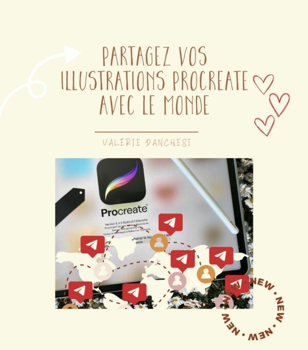 Partagez vos Illustrations Procreate avec le Monde