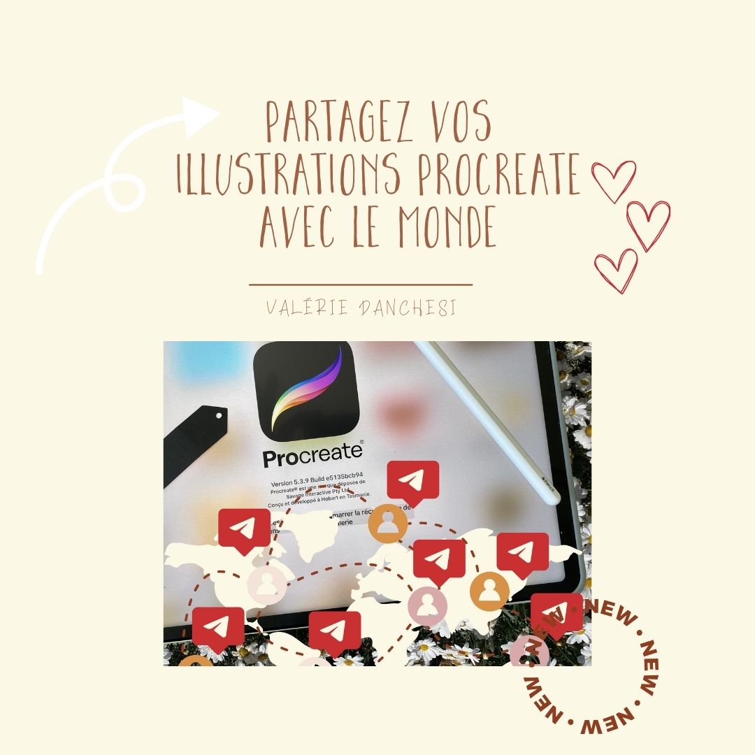 Partagez vos Illustrations Procreate avec le Monde