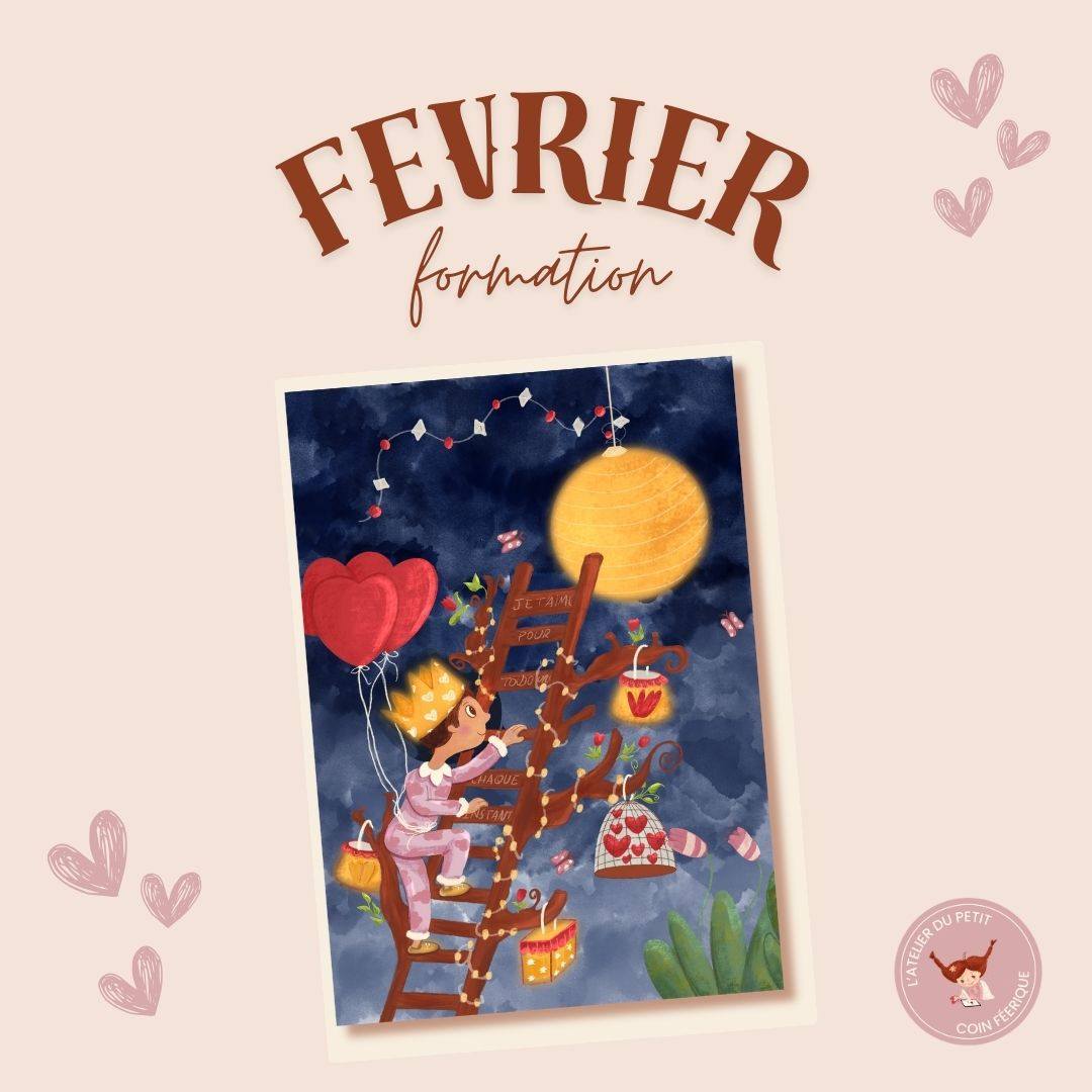 🌙💖 Nouveau contenu dans l'Atelier : "L'Échelle vers le Cœur de la Lune" ✨

L'amour est une échelle qui nous élève jusqu'à la lune… et si vous transformez cette douce métaphore en une magnifique illustration ? 🎨✨

En février, plongez dans un univers féerique et créez pas à pas une illustration poétique sur le thème de l'amour et des rêves étoilés .

👉 Un atelier guidé pour vous accompagner dans chaque étape
👉 Des astuces techniques pour jouer avec votre création
👉 Un moment de douceur et de créativité rien que pour vous

Rejoignez l'Atelier et laissez-vous porter par la magie de l'aquarelle ! 💜🌙