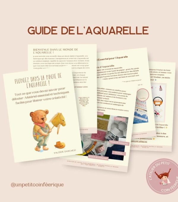 Guide aquarelle et créativité